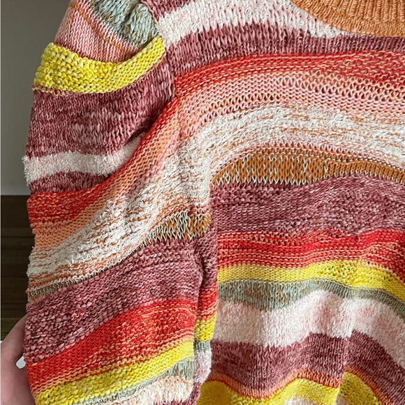 Ulla Johnson Odie Striped Crochet Sweater, Size 00 to 0 - Picture 9 of 16